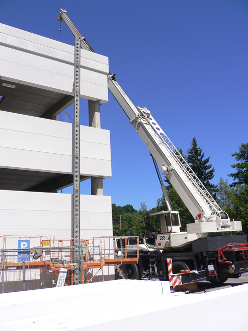 Tragwerk für Logistikgebäude Fa. Spinner