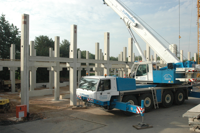 Tragwerk Produktionsgebäude Dowaldwerke