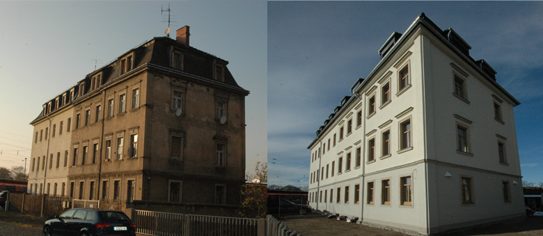 Wohnhaus Dresden Kunzstraße 10 fertig gestellt